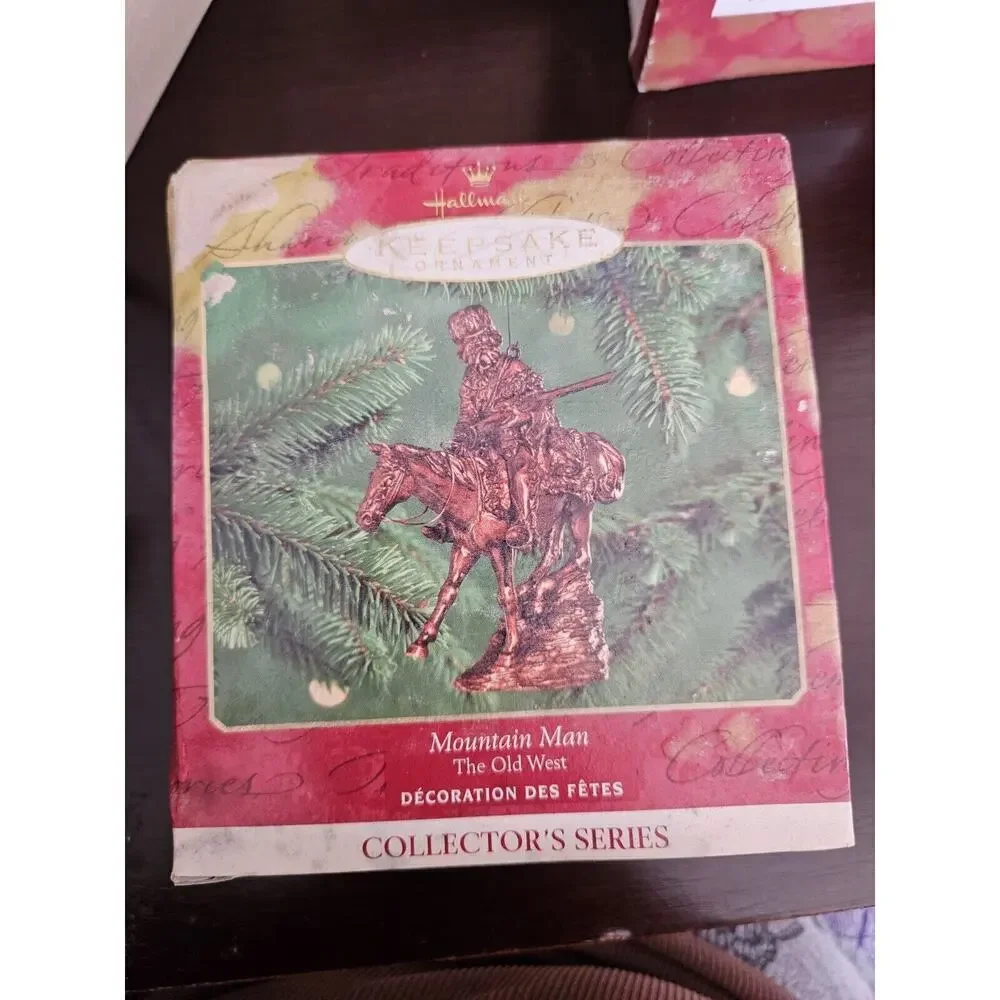 Hallmark Keepsake Mountain Man on Horse The Old West 2000 Christmas Ornament NEW